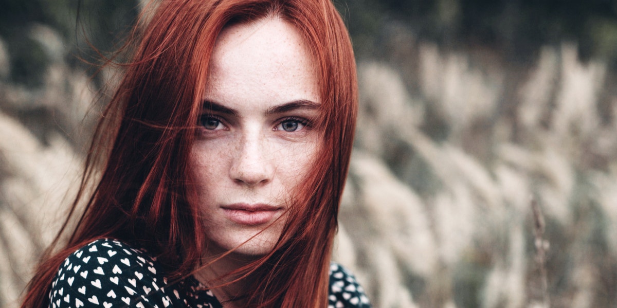 red head woman