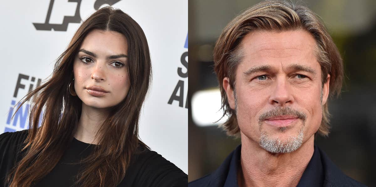 Emily Ratajkowski, Brad Pitt