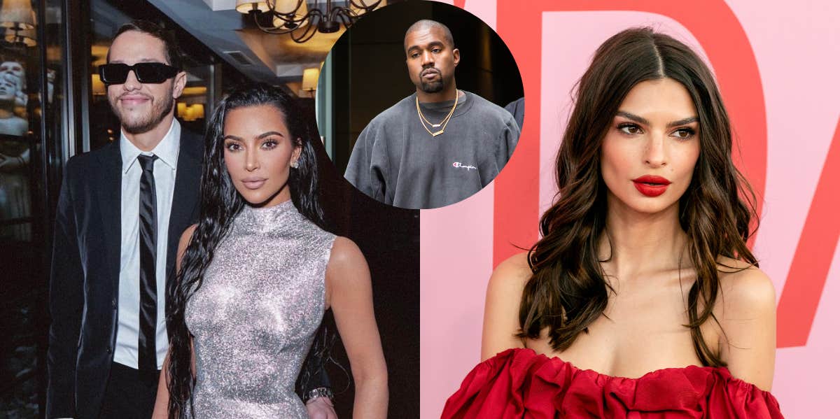 Pete Davidson, Kim Kardashian, Kanye West, Emily Ratajkowski