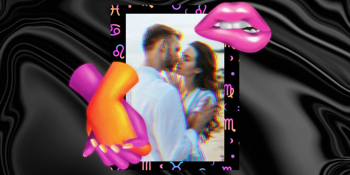 Your Most Instinctual Desires, Based On Your Eros Sign couple kissing, lips, and holding hands