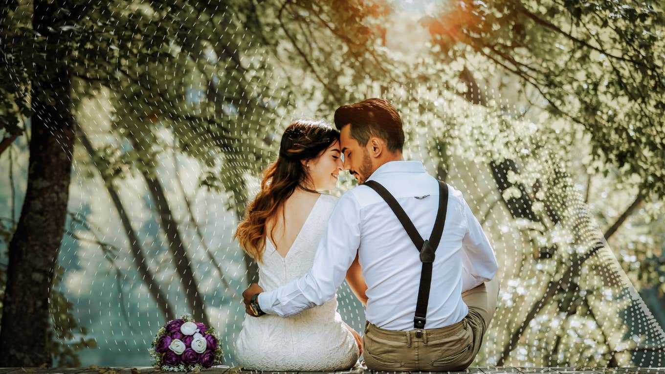 10 Essential Lessons That'll Make Your Marriage Last Forever Newly married couple embracing