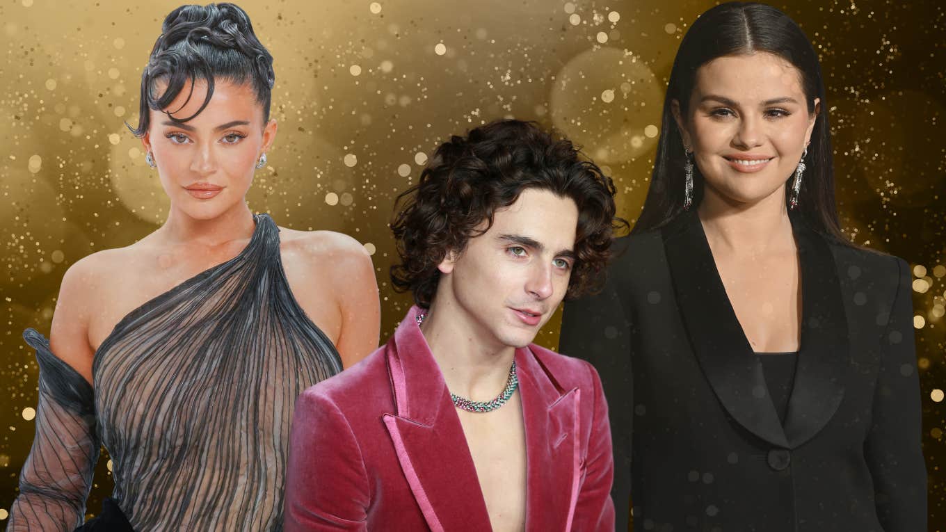 Kylie Jenner, Timothée Chalamet, and Selena Gomez. 