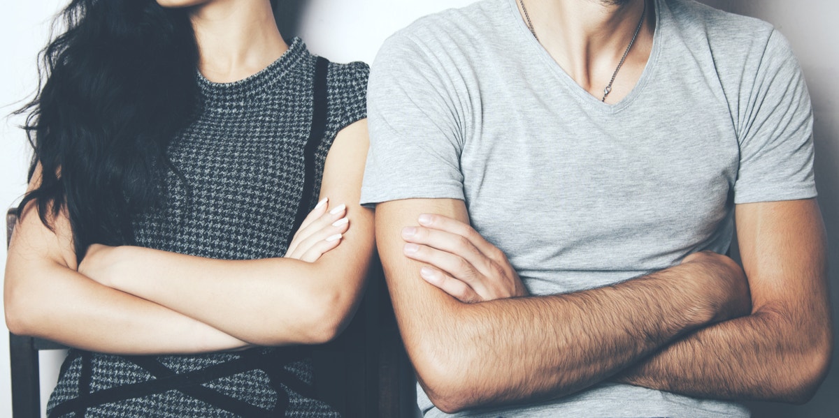 Facebook Doesn't Ruin Relationships. People Do. couple unhappy