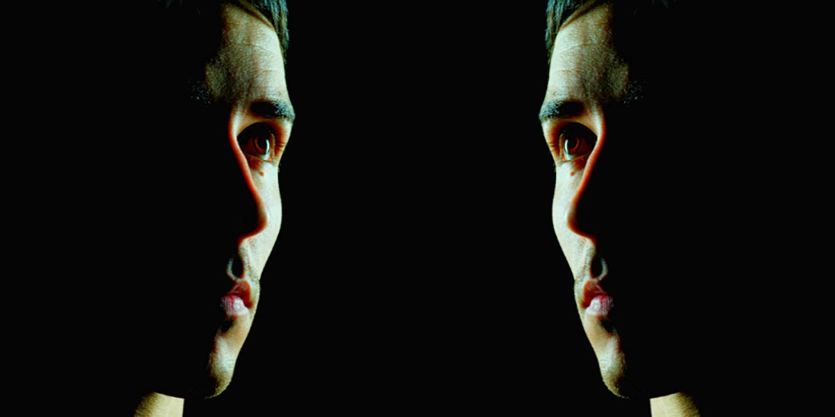 8 Autism Facts For Judges, Police & Court Personnel Need To Know About People With ASD doubled image of a man with light skin looking into distance on black background