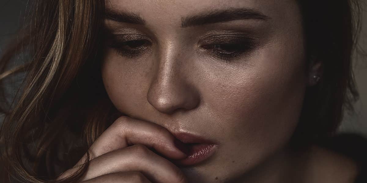 Just Because Your Relationship Failed Doesn't Mean You Did upset woman