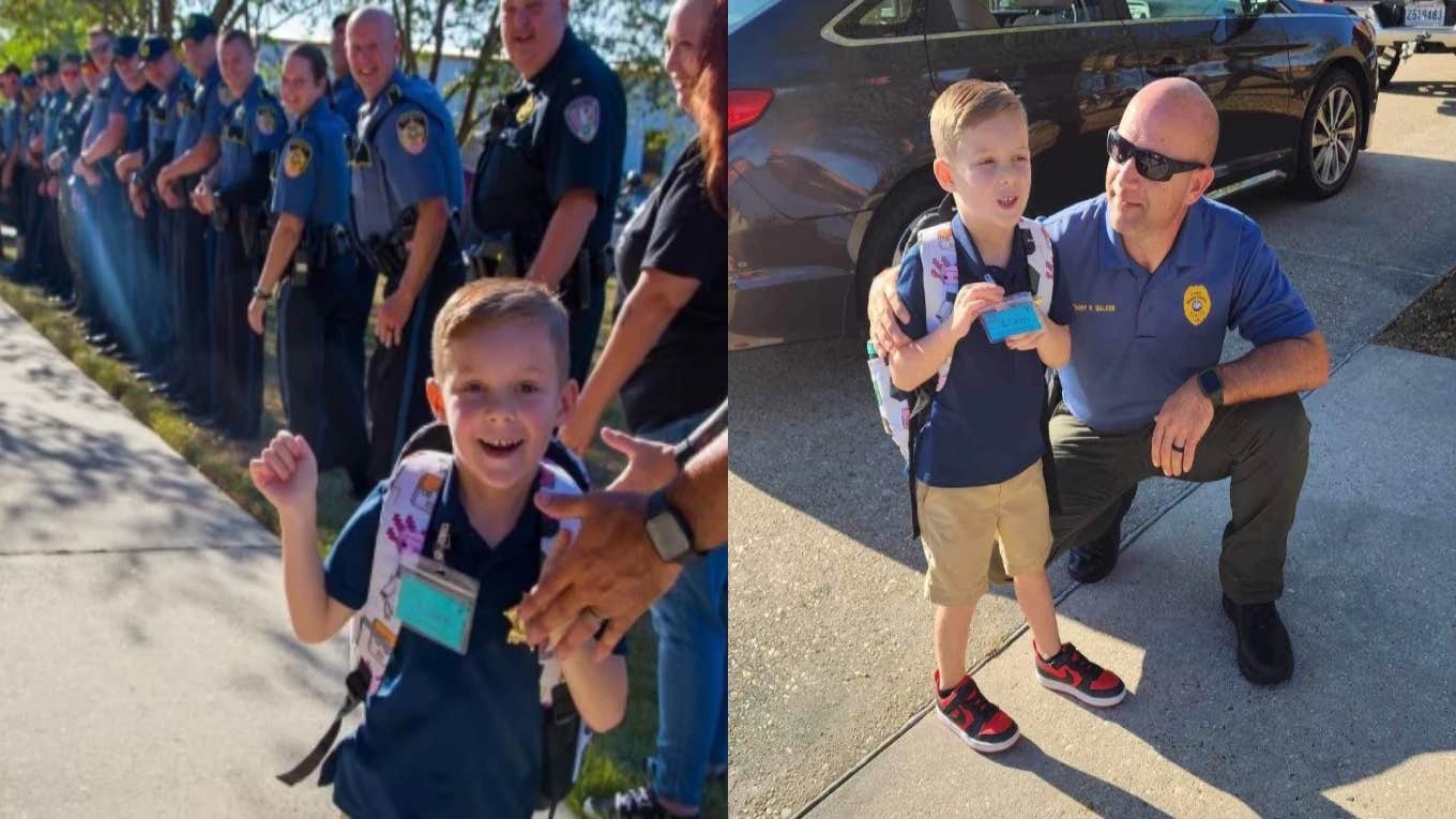 Denham Springs Police Department shawn kelly son escort