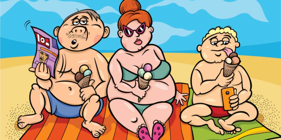 fat-family-on-beach