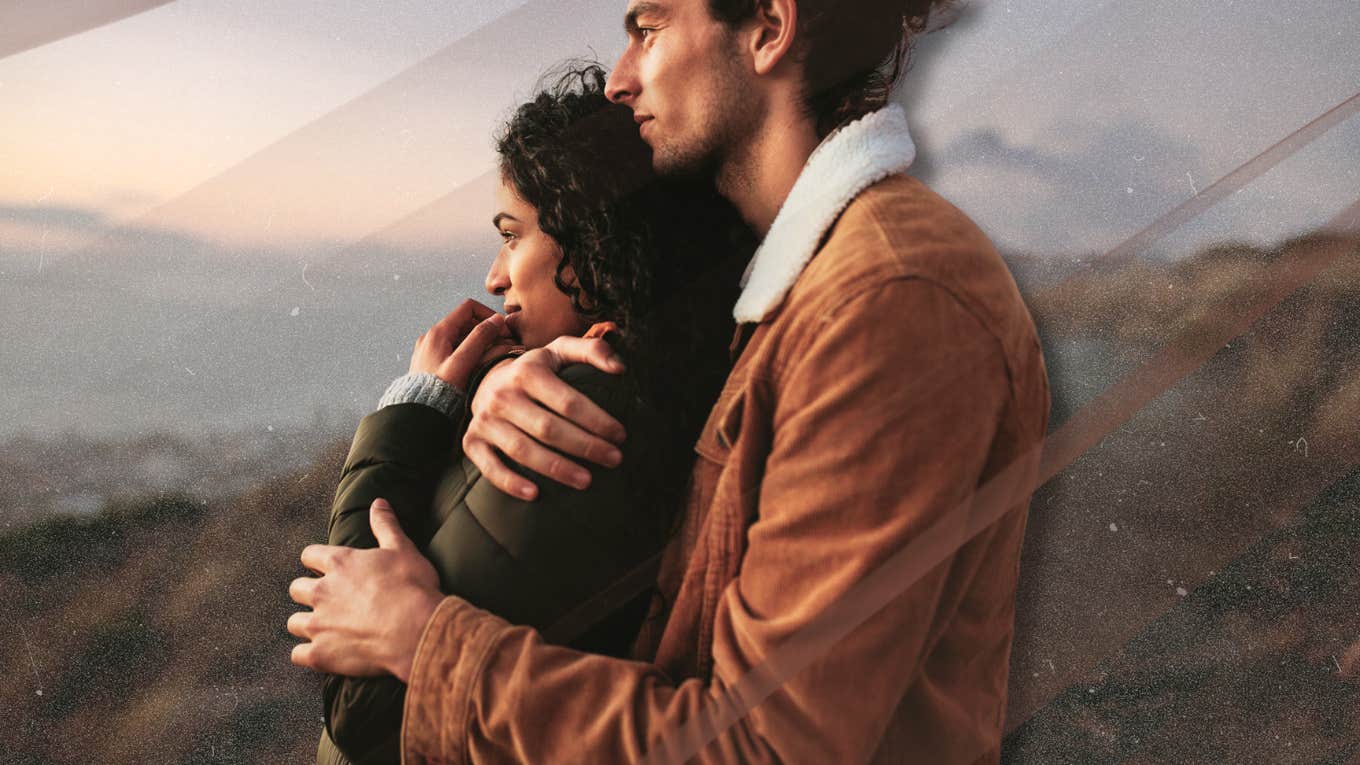 The One Feeling That Makes A Man Fall — And Stay — In Love Man holding woman being in love