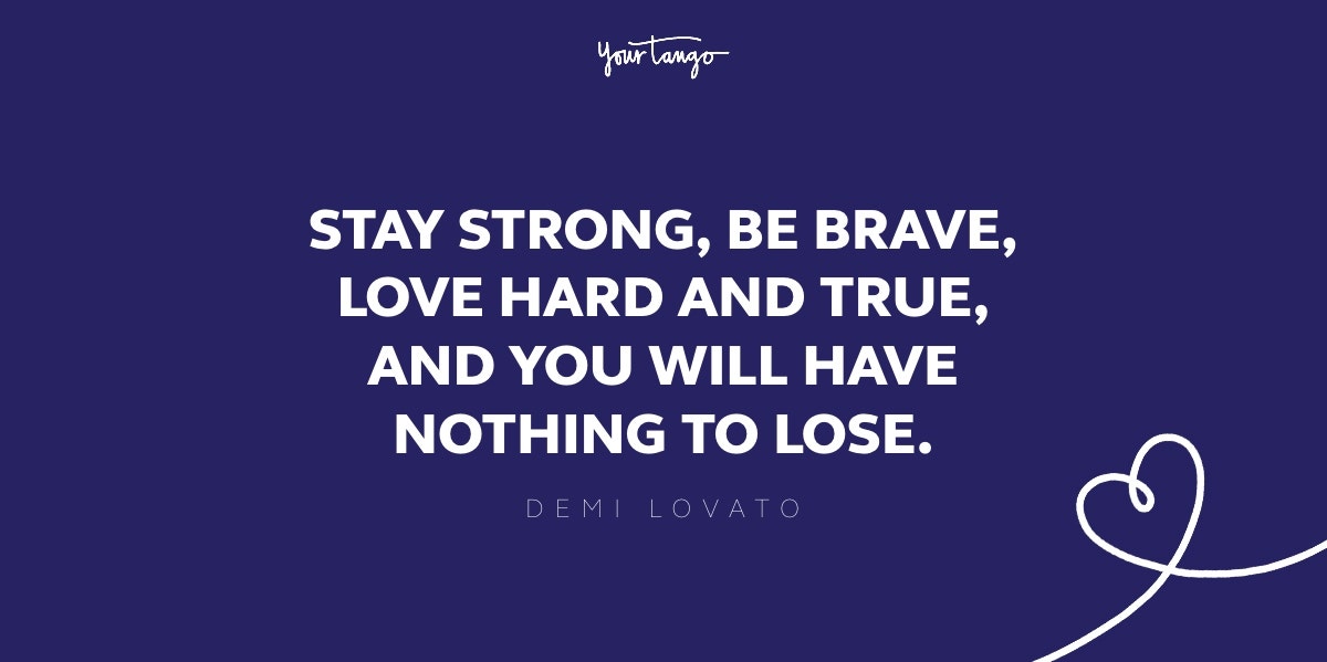 demi lovato fighting quote