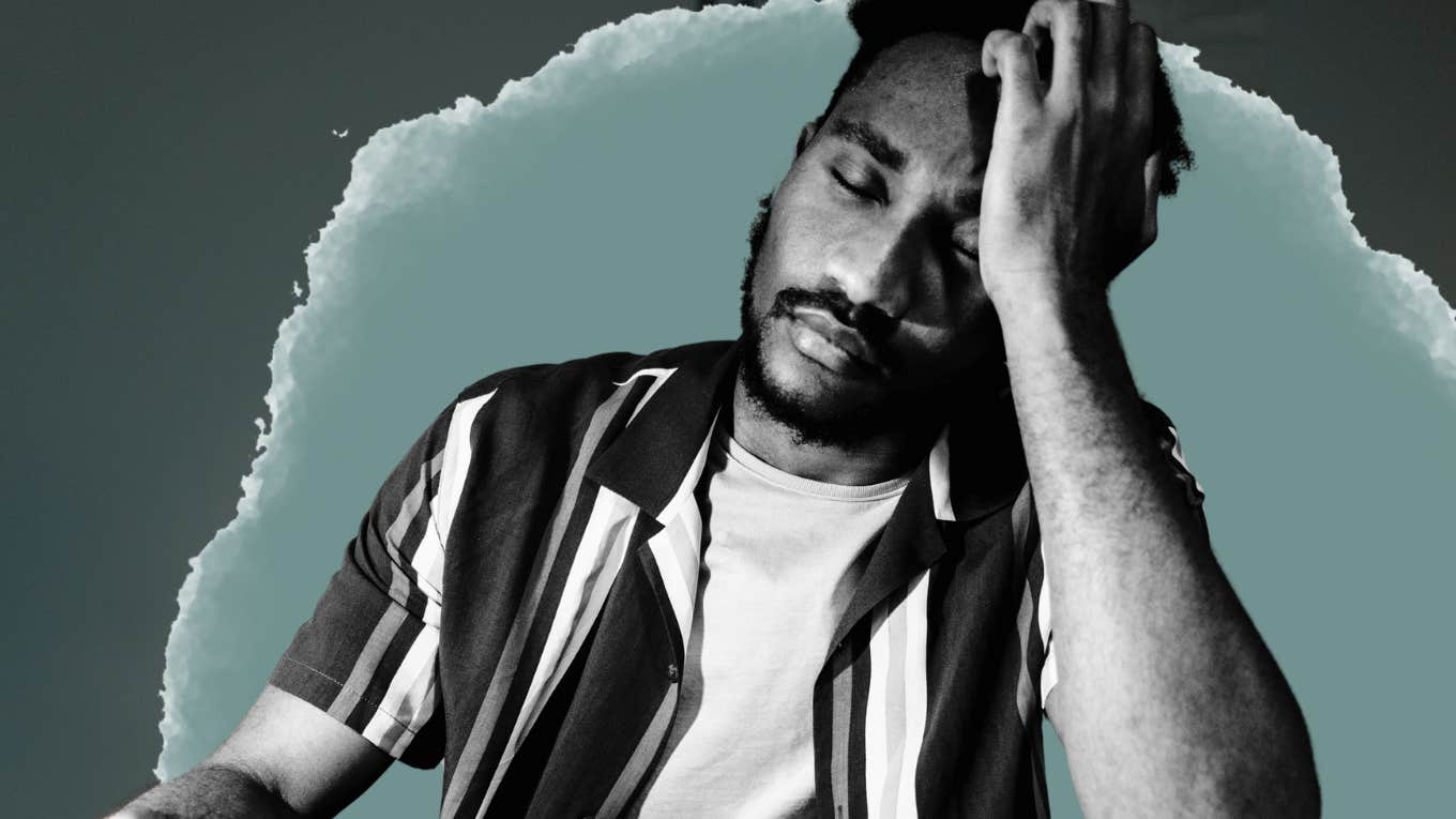The Death Knell Of Any Good Relationship, According To Research Man sitting in conflict