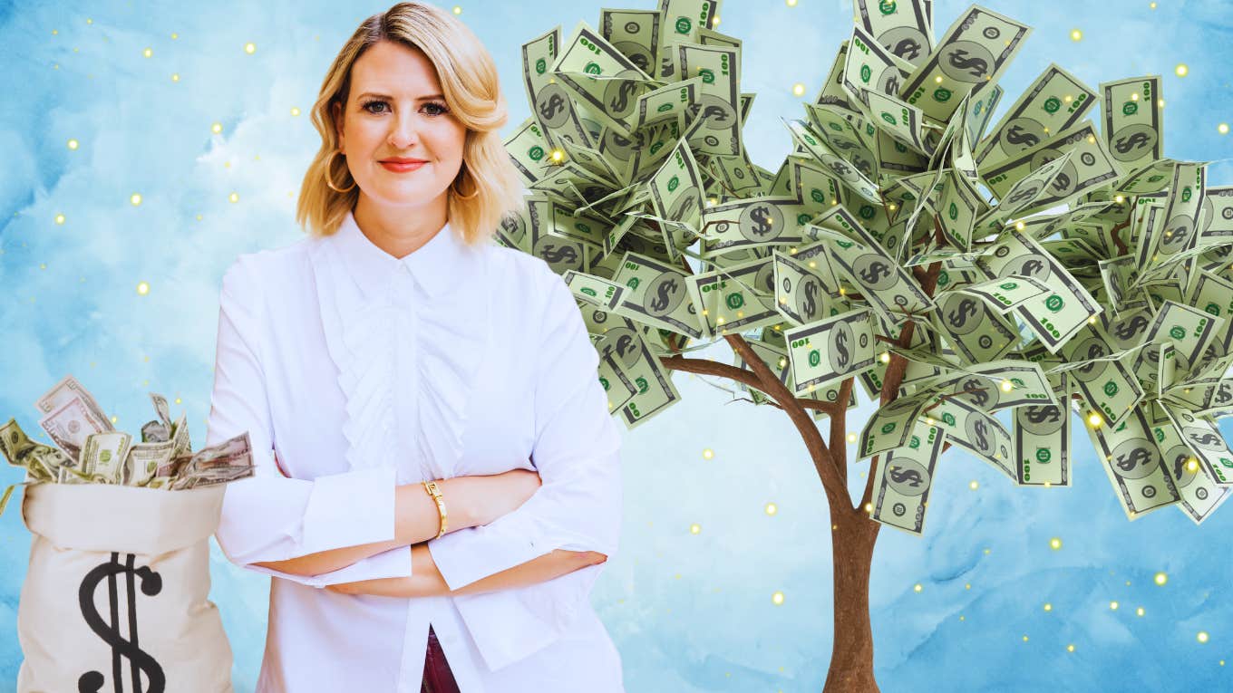 The Financial Type Personality Quiz Reveals How Smart You Are With Money woman with money