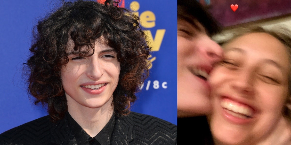 Finn Wolfhard and Elsie Richter