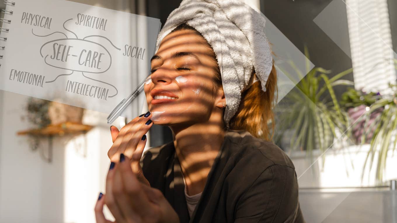 5 Ways To Get More Comfortable With Change woman focusing on herself