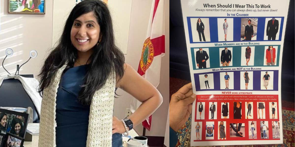 Florida Representative Shares The House's Strict Dress Code Anna V. Eskamani, Florida House Of Representative's dress code