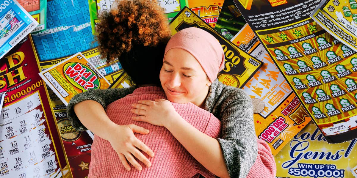 Mom Wins $2 Million From Last Lottery Ticket Available After Spending Life Savings On Daughter's Treatment Lottery tickets, cancer patient