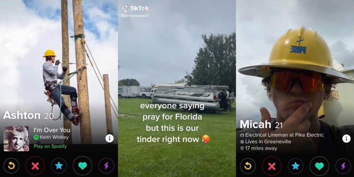 Wives React As Linemen Appear On Florida Tinder Amid Hurricane Ian Relief Efforts YourTango picture