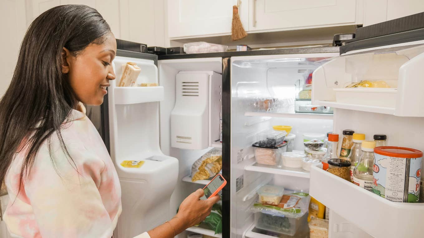 5 Foods To Keep In Your Freezer If You Are Trying To Lose Weight woman in the freezer