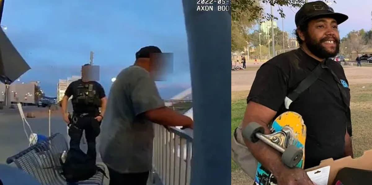 Footage Shows Arizona Police Refused To Rescue Homeless Man From Lake Before He Drowned bodycam footage, Sean Bickings