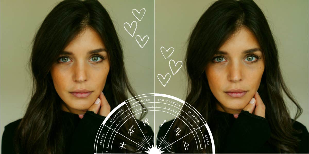 Zodiac Placements That Have The Hardest Time Finding Love woman zodiac wheel hearts