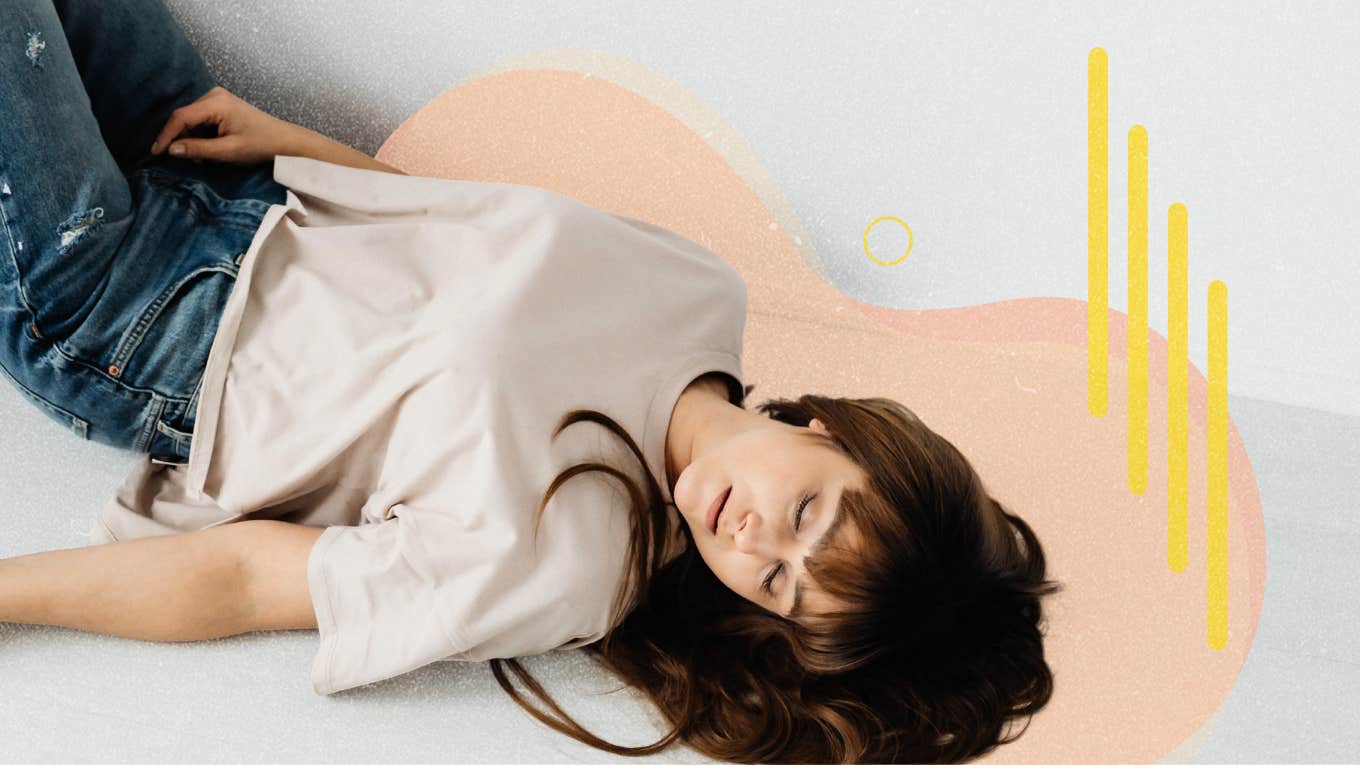 4 Soul-Sucking Things That Slowly Drain Your Motivation Woman laying on floor unmotivated