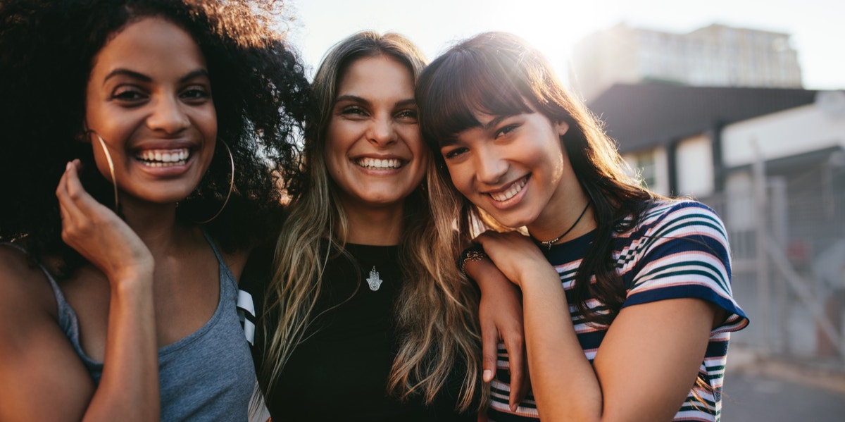 women hanging out