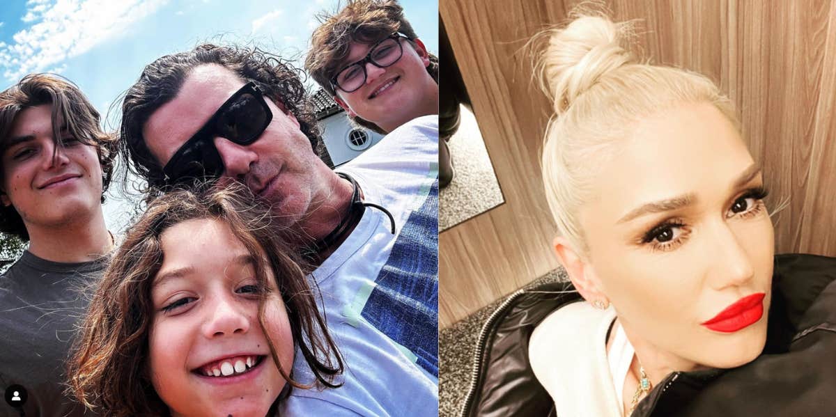 Gavin Rossdale's Claim That He Doesn't 'Really Co-Parent' With Gwen Stefani Is Relatable To Many Divorced Parents Gavin Rossdale with sons, Gwen Stefani