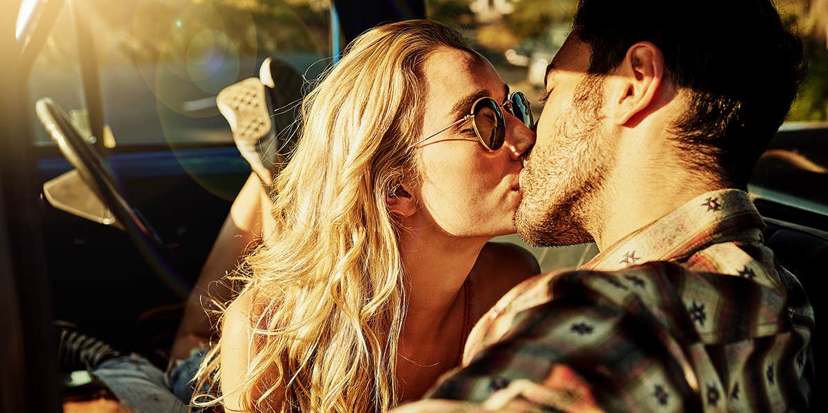 20 Unsexy Ways To Grow Way Closer To The Person You Love woman and man kissing passionately