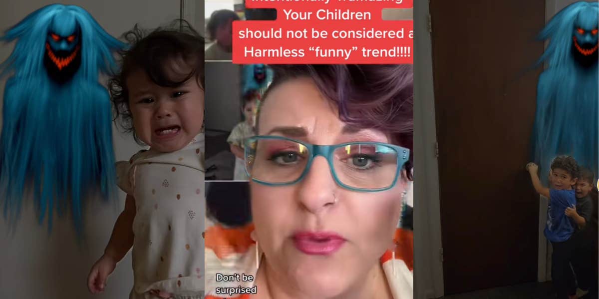TikTok Trauma Therapist Slams Parents For Pranking Their Children With 'Ghost Prank' Ghost Prank TikTok