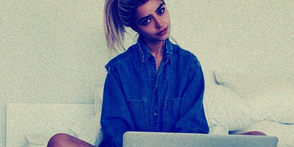 girl on computer girl on computer