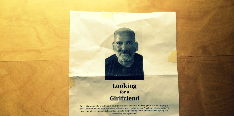 This Guy Posted 500 Fliers To Get A Girlfriend (And I Called Him)
