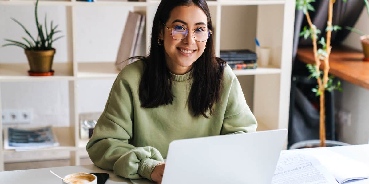 woman going back to college