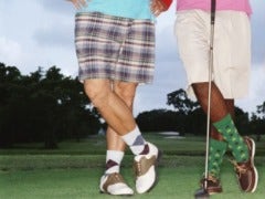 The golf course is a great place to meet men. 