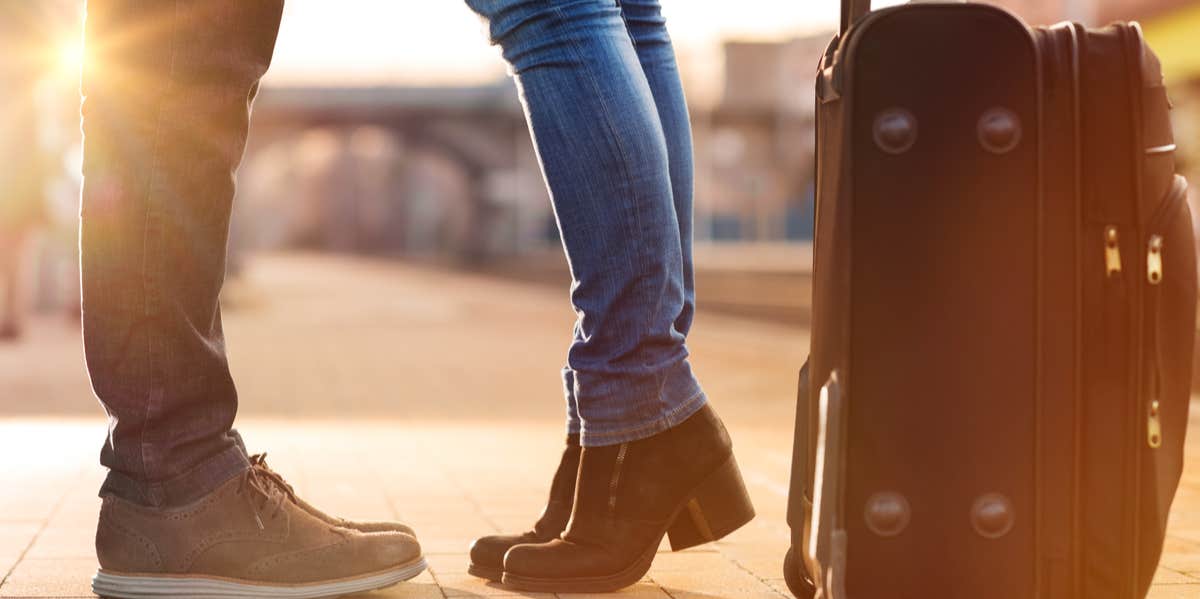 Nothing Lasts Forever: Why All Good Things Have An Expiration Date couple saying goodbye at airport
