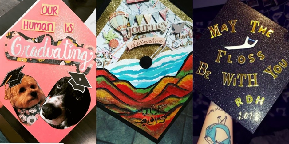 Graduation Cap Designs Grad Cap Decoration Ideas From Instagram