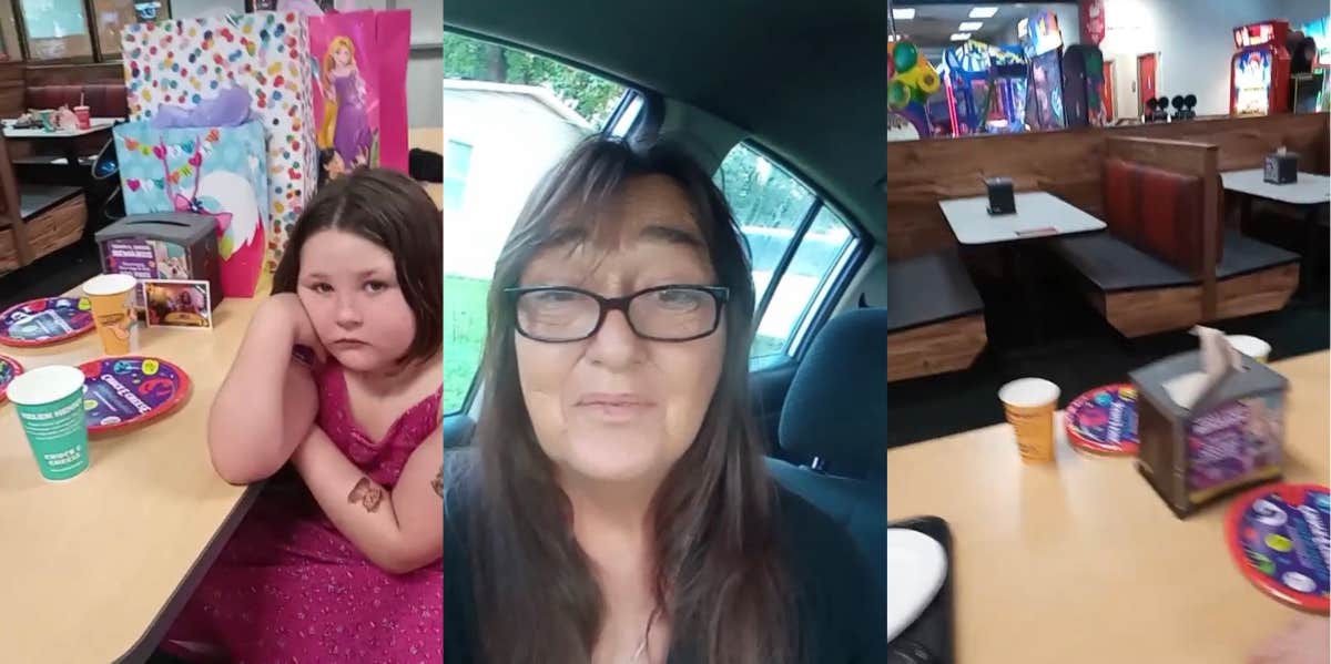 Grandma Shares Video Of Granddaughter's Empty Birthday Party After Dad & Friends Didn't Come Sad granddaughter birthday party