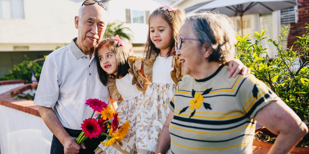 Grandparents with kids