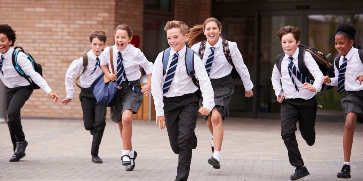 Why I'm Grateful My American Children Are Receiving a Very British Education school students