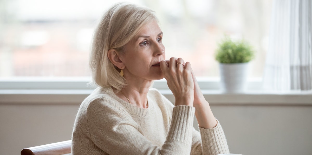 Gray Divorce woman going through Gray Divorce