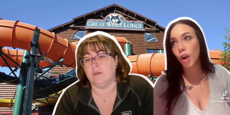 Great wolf lodge worker and woman daughter told to cover up