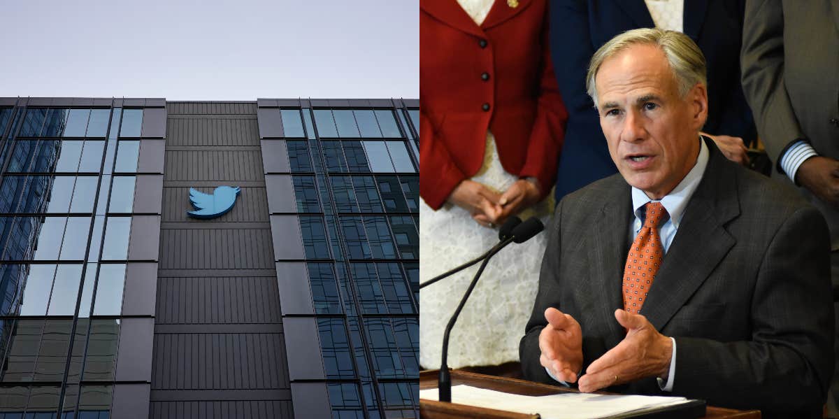 Greg Abbott Targets Big Tech For Banning Conservative Views twitter headquarters greg abbott