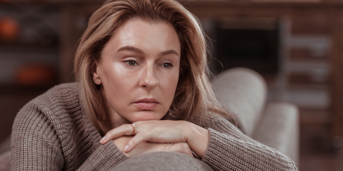 On Grief, Motherhood, And Turning 40 sad woman