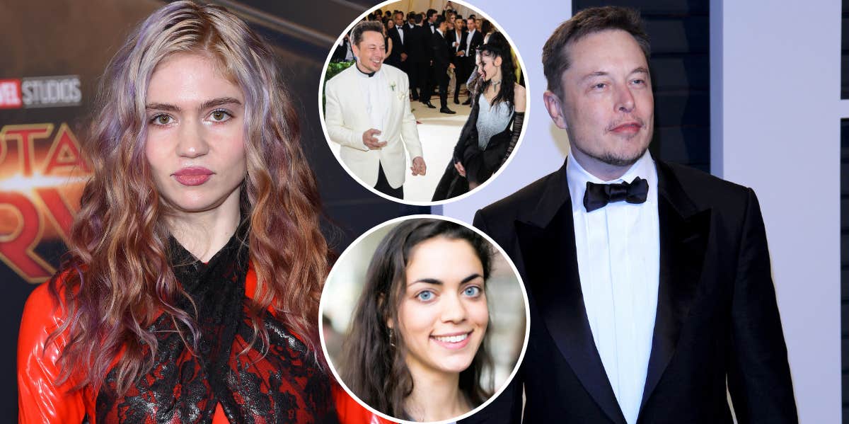 Elon Musk, Shivon Zilis, and Grimes