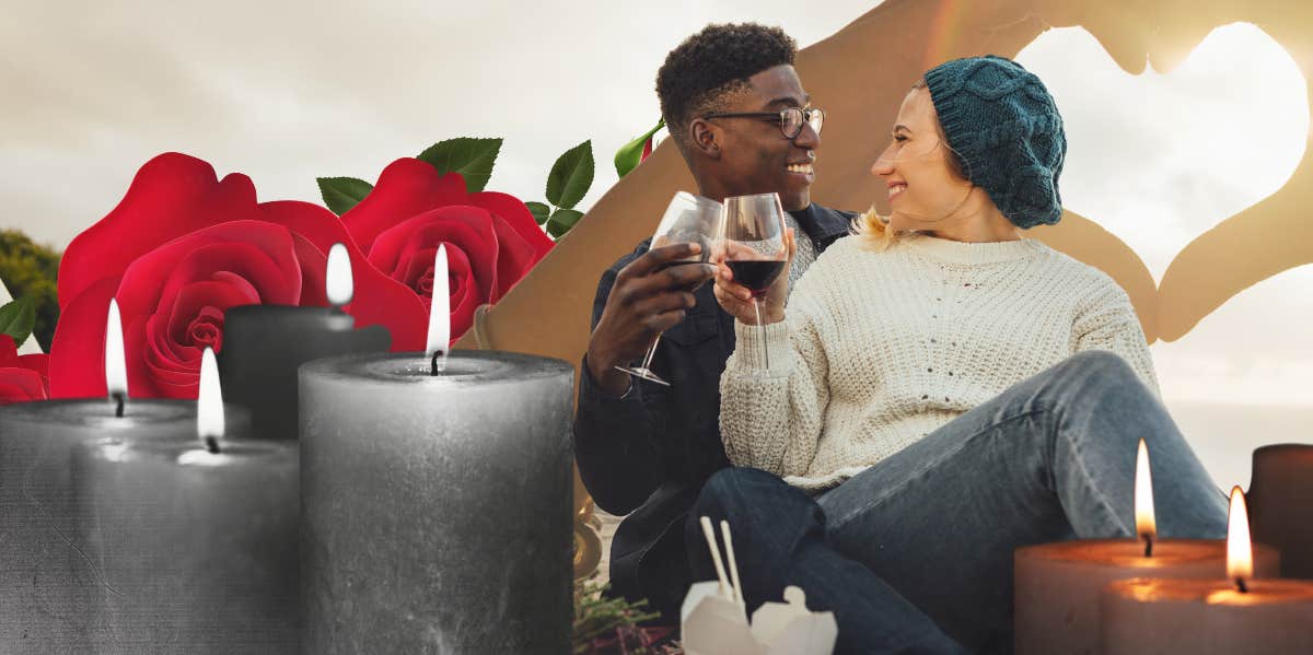 13 Men Share The Most Romantic Date They've Ever Planned For A Woman Man and woman having a romantic date