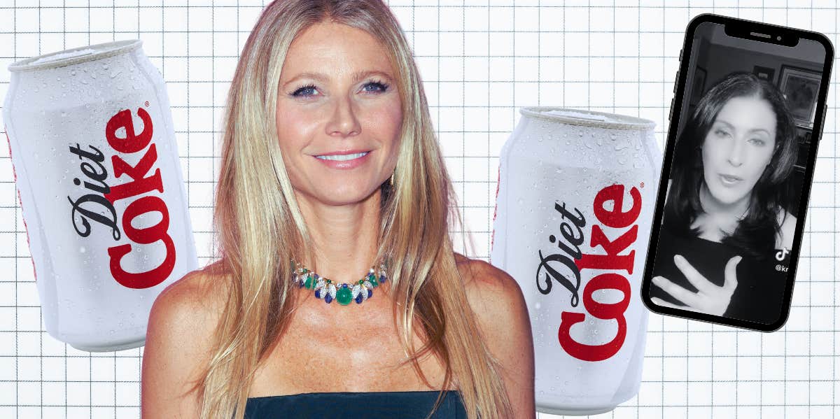 Gwyneth Paltrow, server TikTok, Diet Coke