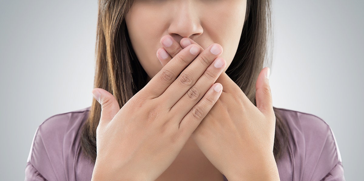 woman surprised to learn people sniff their hands after shaking hands