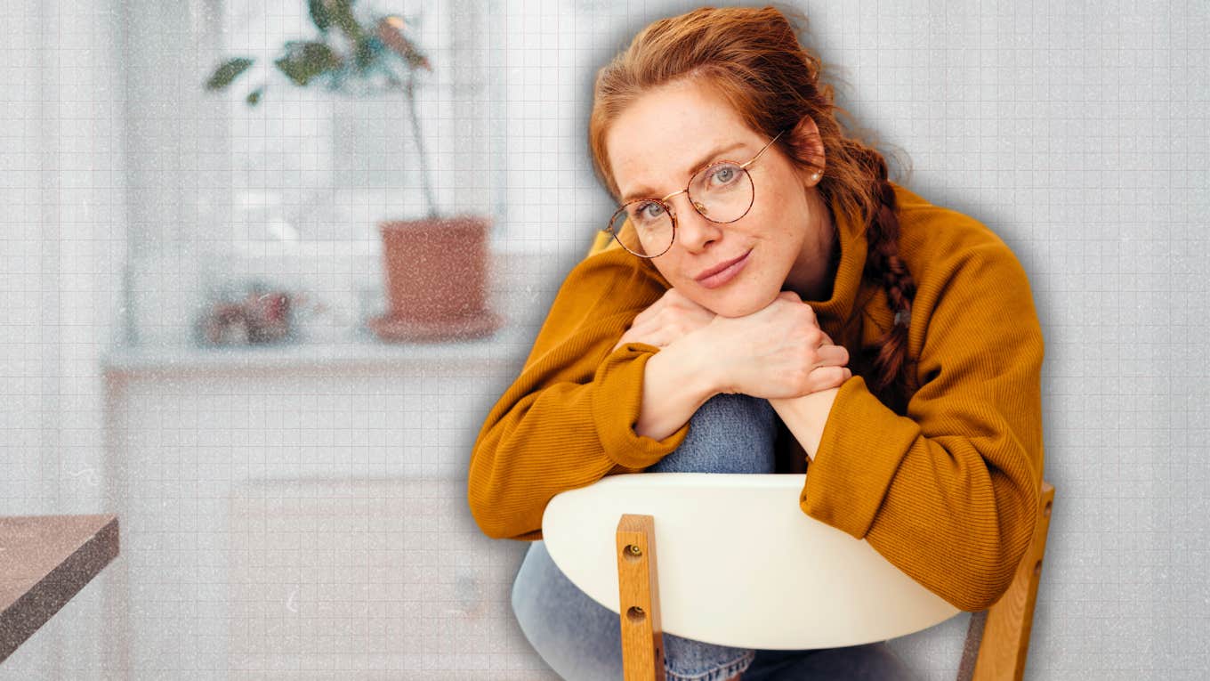 The Happiest Introverts Avoid These 4 Little Things introverted woman sitting alone in her home