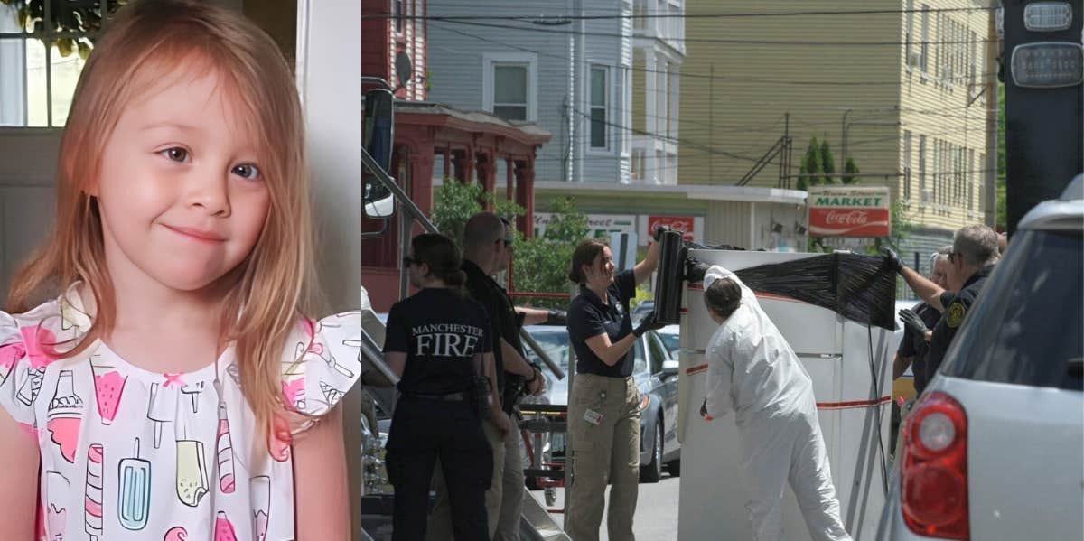 Harmony Montgomery, police rolling refrigerator out of home where she used to live