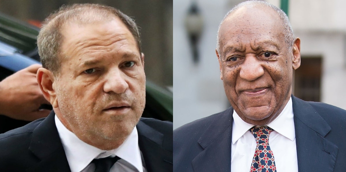 Harvey Weinstein and Bill Cosby