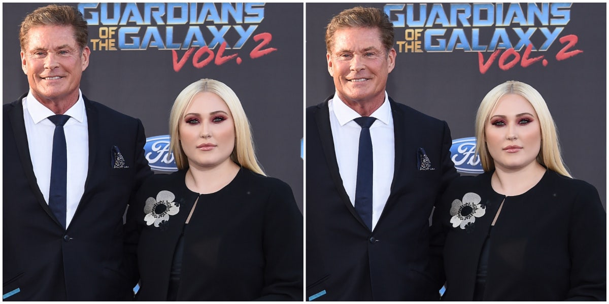 Hayley Hasselhoff and David Hasselhoff