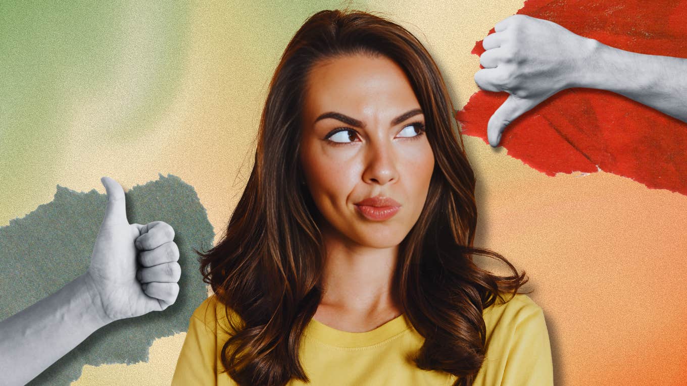The Painful Reason He Won't Ask You Out (Even Though He Seems Into You) Woman confused by mixed signals